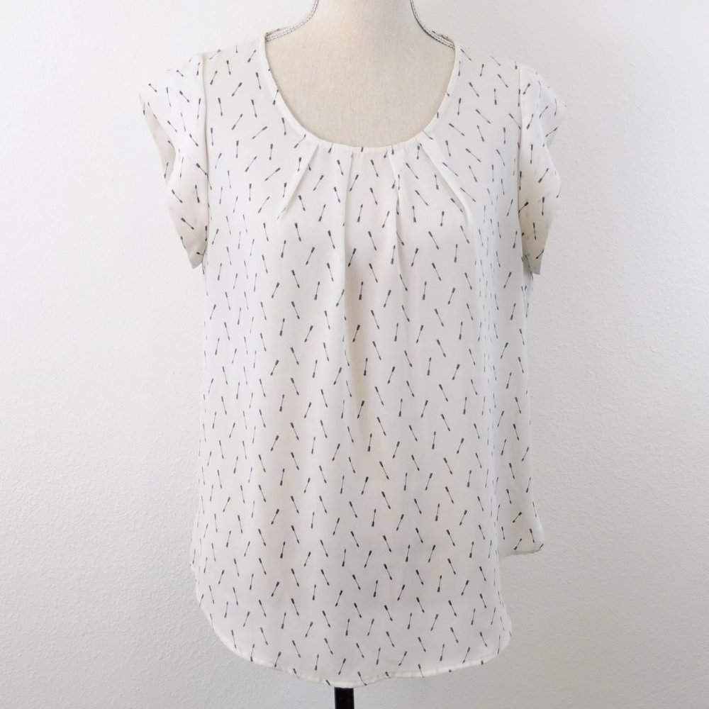 Sweet Rain Arrow Pattern Blouse
